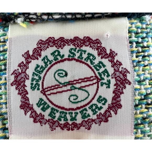 VTG Sugar Street Weavers Nutcrackers Christmas Tapestry Cardigan Sweater USA M - Picture 10 of 12